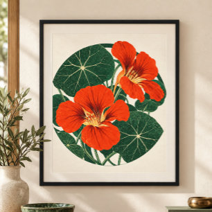 Oostindische Kers Ronde Kunstprint Poster