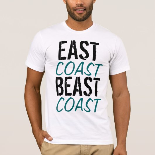 oostkust van Beast T-shirt (Voorkant)