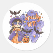 OOTD | ExDesigner | Halloween Ronde Sticker (Voorkant)