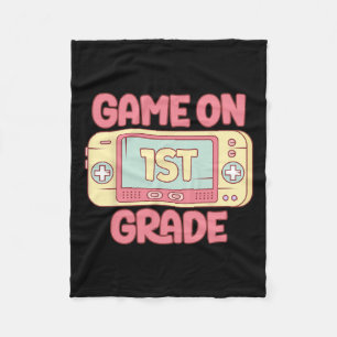 Op 1e klas Cool Videogame Terug naar School Kinder Fleece Deken
