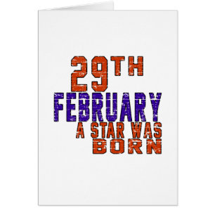 Op 29 februari werd een ster geboren