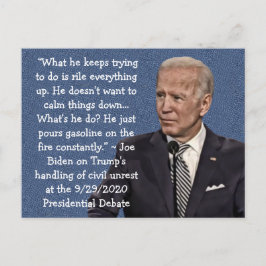 Op 29 september 2009 werden de stemmen van Biden o Briefkaart