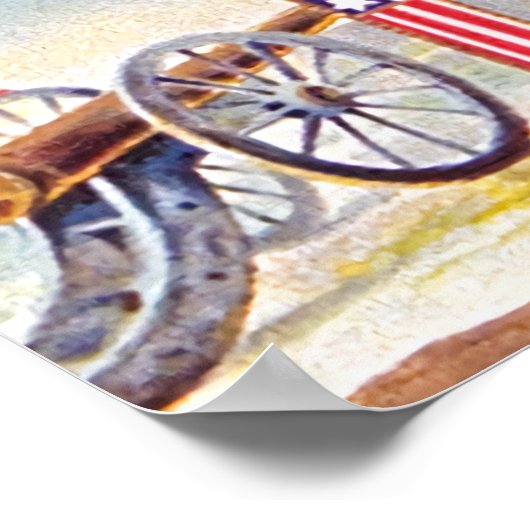  op 4 juli 1776 poster (Hoek)