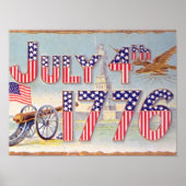  op 4 juli 1776 poster (Voorkant)