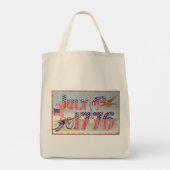 op 4 juli 1776 tote bag (Achterkant)