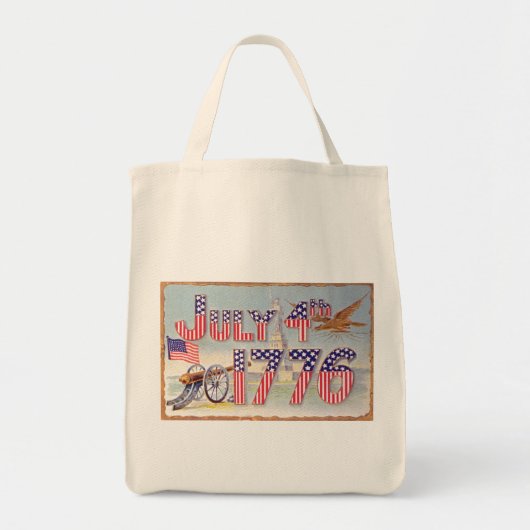op 4 juli 1776 tote bag (Voorkant)