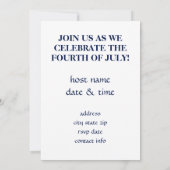 op 4 juli 2007 Uitnodigingen tot feestdag - Patri (Achterkant)