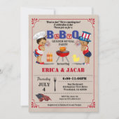 Op 4 juli 2010 zijn tweelingstellen BBQ-baby showe Kaart (Voorkant)