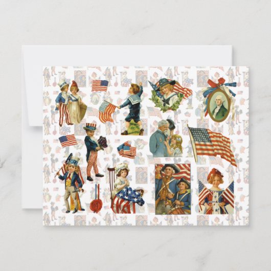  op 4 juli BBQ Kaart (Voorkant)