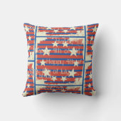  op 4 juli / dag van onafhankelijkheid kussen (Achterkant)