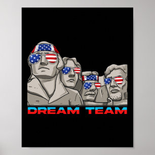 Op 4 juli is er een grappige patriottische preside poster