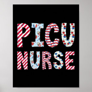 Op 4 juli is het Picu Nurse Independence Day, een  Poster