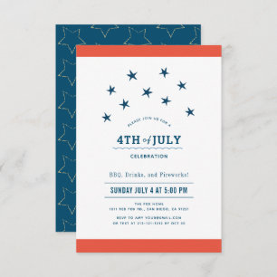 Op 4 juli is het Red & Blue Stars Party Kaart