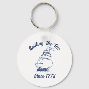 Op 4 juli jl. wordt de thee sinds 1773 gekweten sleutelhanger