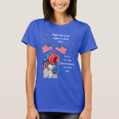 Op 4 juli laat u de regering niet T-Shirt (Voorkant)