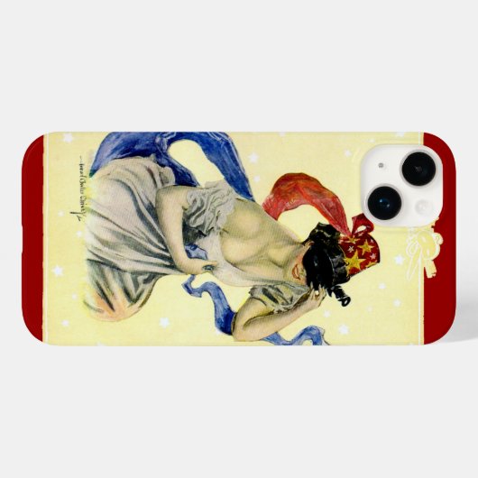 op 4 juli Patriotic Masquerade Party Case-Mate iPhone Case (Achterkant (horizontaal))