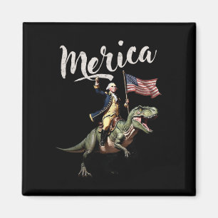Op 4 juli rijdt de Amerikaan George Washington op  Magneet