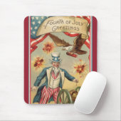  op 4 juli vuurwerk met oom Sam Muismat (Met muis)