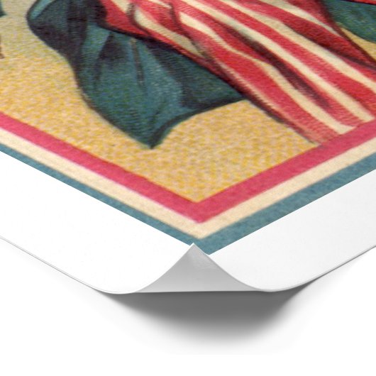  op 4 juli vuurwerk met oom Sam Poster (Hoek)