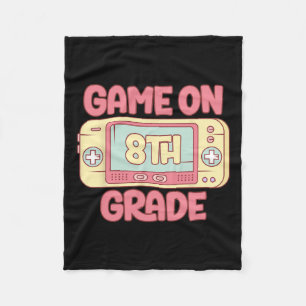 Op 8e klas Cool Videogame Terug naar School Kinder Fleece Deken