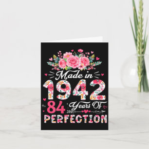 (op achterkant) 84 verjaardagsdecoraties vrouwen 8 kaart