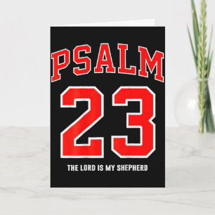 (op achterkant) Psalm 23 De Heer Is Mijn Herder  Kaart