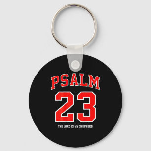 (op achterkant) Psalm 23 De Heer Is Mijn Herder  Sleutelhanger