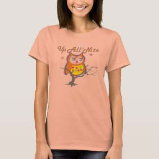 Op alle nite Owl Dames Tee Shirt