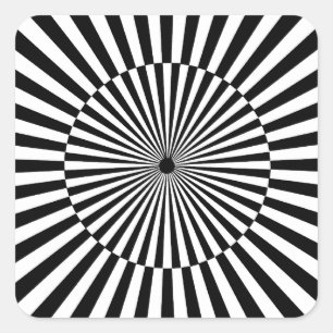 OP - Art #3 op Emporio Moffa Vierkante Sticker