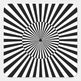 OP - Art #3 op Emporio Moffa Vierkante Sticker