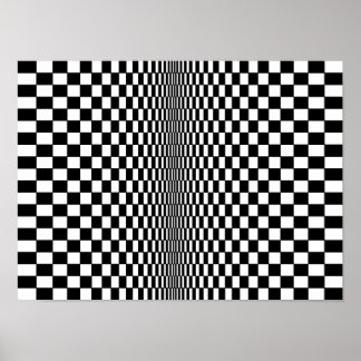 Op art algoritme poster