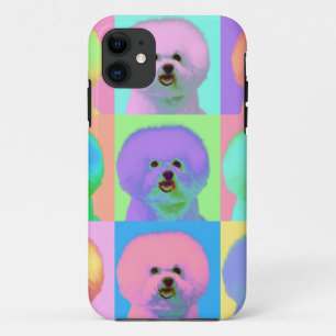 Op Art - Bichon Frise - Cody iPhone 11 Hoesje
