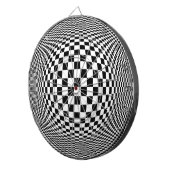 Op Art Challenge Dartbord (Voorkant Rechts)