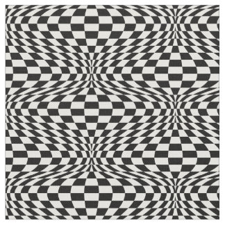 Op art Checkerboard Stof