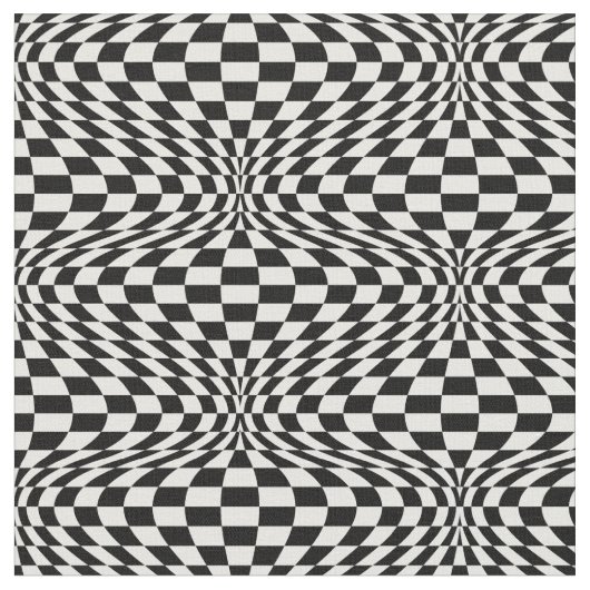 Op art Checkerboard Stof (Close Up)