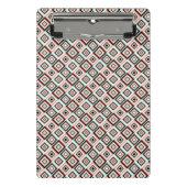 Op Art Diamond Shapes Mini Klembord (Voorkant)