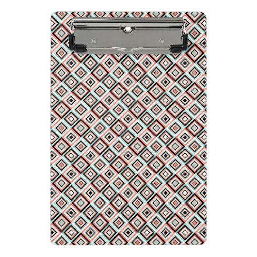 Op Art Diamond Shapes Mini Klembord (Voorkant)