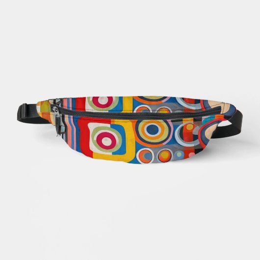 Op Art Fanny Pack Heuptasje (Voorkant)