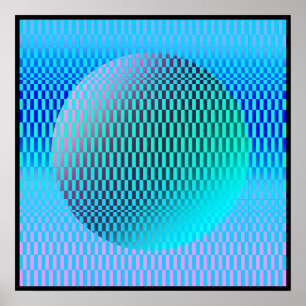 Op-Art Poster Magrathea