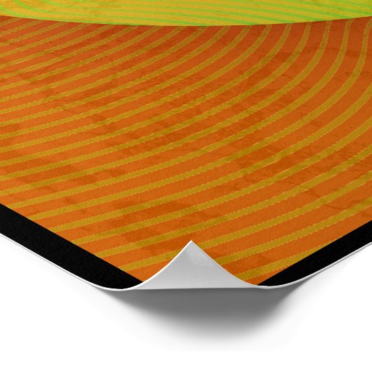 Op-Art Poster Magrathea (Hoek)