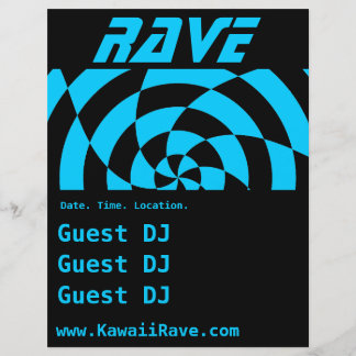 Op Art Rave Custom Flyer