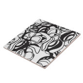 Op art-reeks tegeltje (Zijkant)