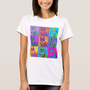 Op Art — Siberian Husky T-shirt