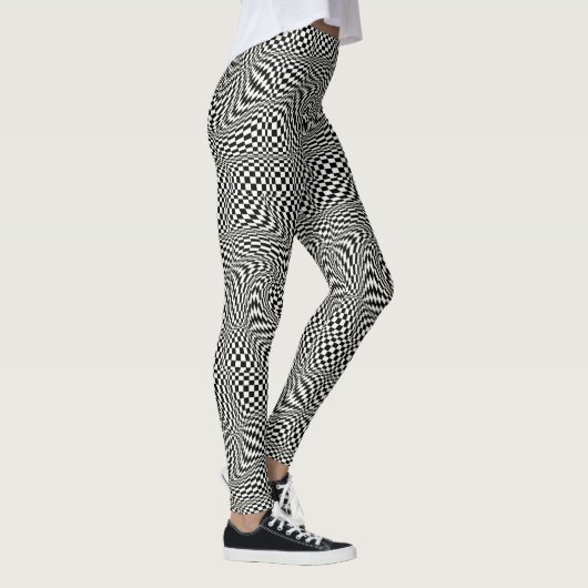 Op Art Twirl Leggings (Rechts)