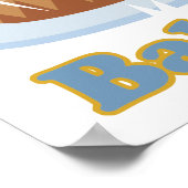 Op BAKED gebakken aardappel Poster (Hoek)