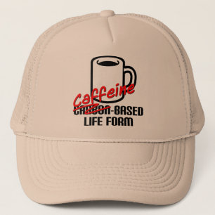 Op cafeïne gebaseerd levensvorm Funny Coffee-balpe Trucker Pet