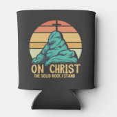 Op Christus, de stevige rots die ik sta Blikjeskoeler (Achterkant)