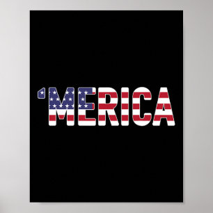 (op Ck) Patriottische shirts Usa vlag gevechtsvlie Poster
