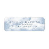 Op Cloud Nine Bachelorette Weekend Retouradres Etiket (Voorkant)