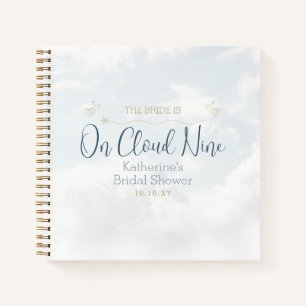 Op Cloud Nine Elegant Vrijgezellenfeest Gastenboek Notitieboek